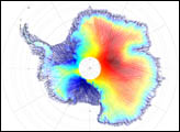 Antarctica's Land and Ice Elevation