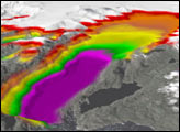 Recession of the Jorge Montt Glacier, Patagonia