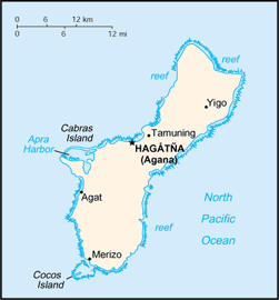 Map of Guam