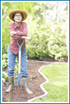 Woman Gardening