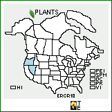 Distribution of Eriogonum crosbyae Reveal. . 