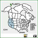 Distribution of Eriogonum maculatum A. Heller. . Image Available. 