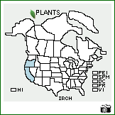 Distribution of Iris chrysophylla Howell. . Image Available. 