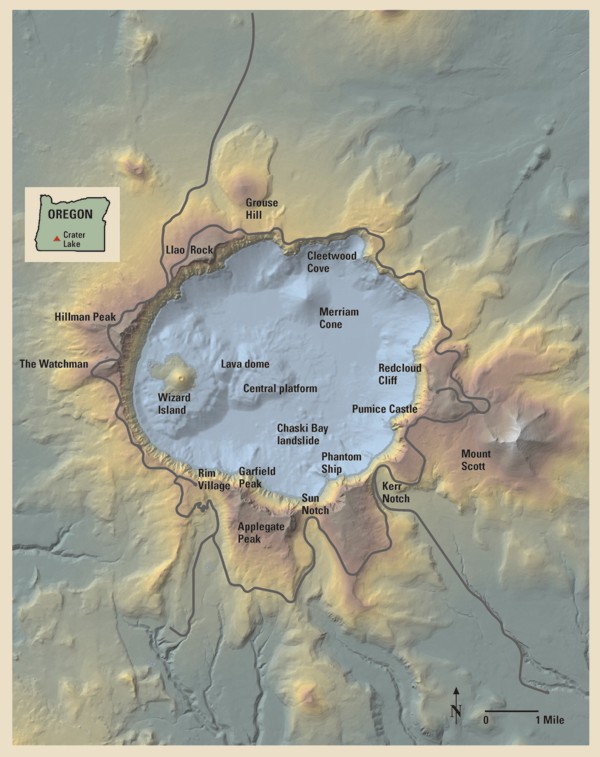 Shaded relief location map