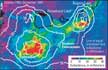 Figure 5A. InSAR and computer model roughly agree... During 1993­95, InSAR measured about 40 mm of subsidence at an extensometer site in the Antelope Valley; the extensometer measured 31 mm.