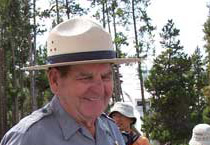 smiling male park ranger