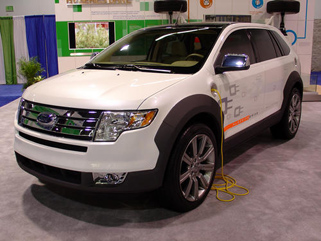 Image of a plug-in hybrid vehicle from Ford.