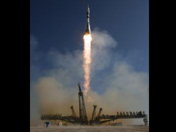 Soyuz rocket carrying Expedition 21 lifts off from Kazakhstan. Credit: NASA/Bill Ingalls