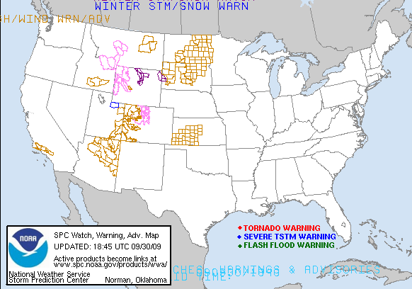 Current WWA map