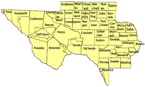 Map with links to SWCD details.