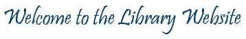 Welcome to the City of Lubbock Library Website