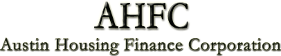 logo of AHFC: Austin Housing Finance Corporation