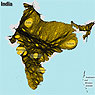 Population map of India