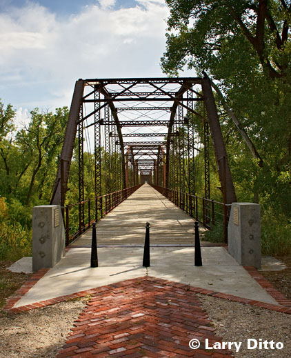 wagon bridge near Canadian TX