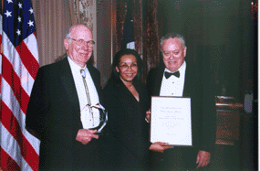 Ben Patrusky, Jerry Bishop, and Shirley Malcom