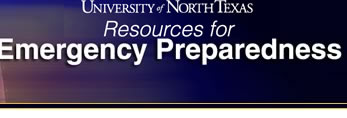 UNT Resources for Emergency Preparedness