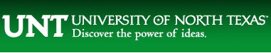 UNT home page