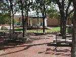 view of the gazebo at the student union