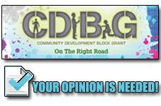 CDBG needs your opinion