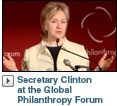 Date: 10/01/2009 Description: Secretary Clinton gives remarks at the Global Philanthropy Forum. © State Dept Image