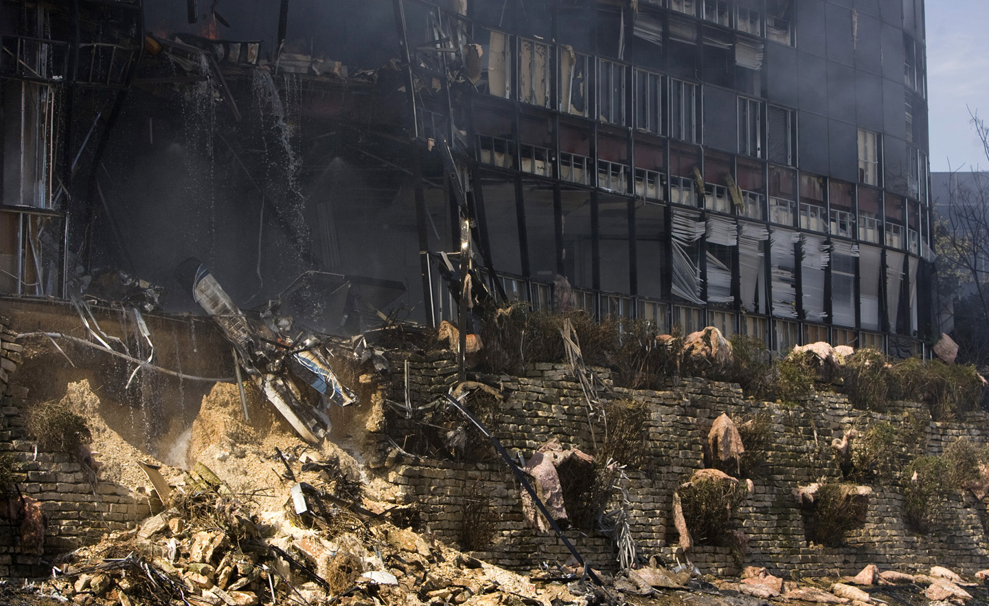 A plane crashed into this building in north Austin on Thursday Feb. 18, 2010.