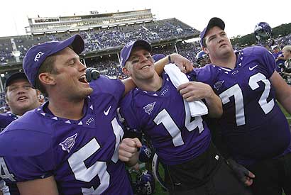 TCU takes its undefeated record to Glendale, Ariz., where it will face Boise State.