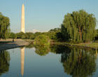 Photo of the Washington Monument and Constitution Gardens