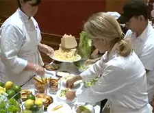 Chef Tracy Miller (center) and the team from Local compete.