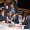 Middle school students Stephanie Rodriguez, Noemi Salazar, Ingrid Uribe, and Stephanie Arce (left to right) perform science experiments during National Engineers Week.  Exxon Mobil introduced dozens of middle school girls from Aldine and Tomball school districts to engineering in an effort to help get more girls interested in math, science and technology.