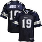 Reebok NFL Equipment Dallas Cowboys #19 Miles Austin Youth Navy Blue Replica Football Jersey