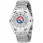 Fossil Texas Rangers Men's Stainless Steel Analog MLB Team Logo Watch