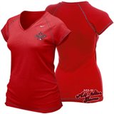 Nike 2010 MLB All-Star Game Ladies Red Bases Loaded V-Neck T-shirt