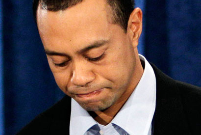 Tiger Woods speaks Friday.