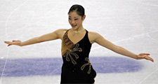Rachael Flatt of the United States is in fifth place after the ladies short program. 