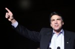 Rick Perry festejó su victoria en el restaurante de barbeque Salt Lick de Driftwood. (AP)