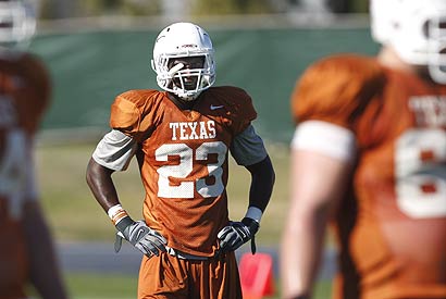 Southlake Carroll product Tre Newton led the Longhorns with 552 yards rushing last season.