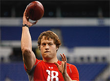 Quarterback Matthew Stafford, a former Highland Park standout, was one of 330 players evaluated at the NFL combine last month.