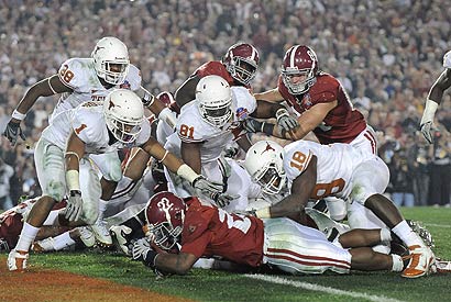 Alabama outrushed Texas, 205-81, in its 37-21 victory. The Tide had 51 rushing attempts.