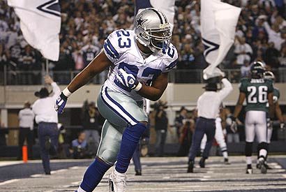 Felix Jones should be the Cowboys' starter at running back, writes Jean-Jacques Taylor, and Tashard Choice (above) deserves the chance to supplant Marion Barber.