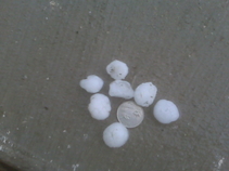 March Hail Falls on DFW