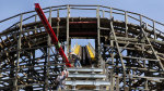 New track installed for Six Flags' Texas Giant rollercoaster