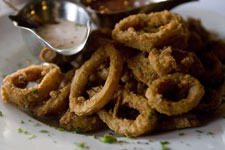 The calamari dish at the Main Street Chop and Fish House in Colleyville