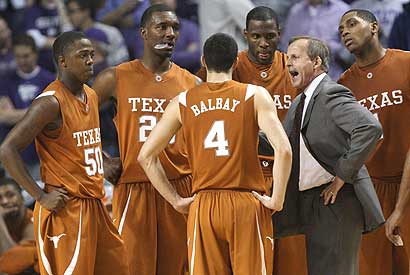 Head coach Rick Barnes and the Texas Longhorns are finding free throws a frustrating problem.