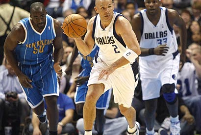 Mavericks guard Jason Kidd is shooting 42 percent from 3-point range, 14th in the league, just two spots behind Steve Nash.