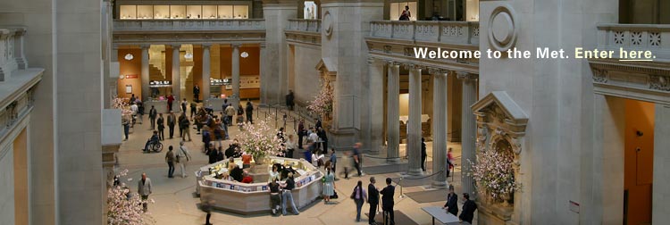 Welcome to the Met.  Enter here.