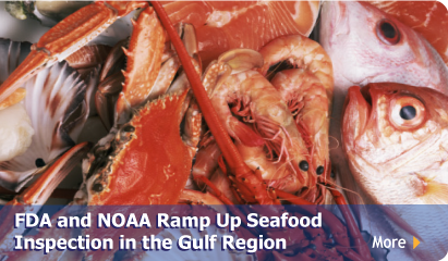 FDA and NOAA Ramp Up Seafood Inspection in the Gulf Region. With More Button