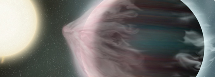 Artist Concept of a Dissolving Planet