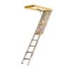 25.5 in. x 54 in. x 8 ft. - 10 ft. Aluminum Attic Ladder with Gas Cylinder (350 lb. Duty Rating)