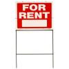 18 In. x 24 In. For Rent With Frame Visual Impact Sign