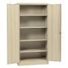 Quick Assembly Steel Storage Cabinet  Putty Color, 36W x 18 In.D x 72 In. H